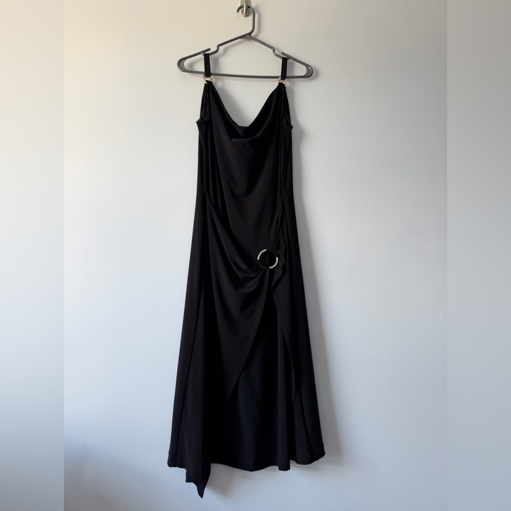 Joseph Ribkoff Black dress TALL Drop Waist
